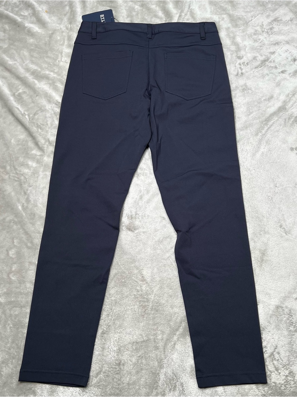 NWT BYLT Everyday Pant 2.0 Mens L (34x30) Navy Blue Stretch Performance Trousers - Picture 6 of 9
